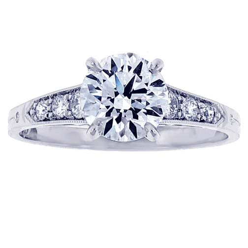 Art Deco Diamond Engagement Rings | Washington DC MD VA | Pampillonia ...