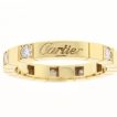 Cartier Lanières Diamond Gold Band Ring