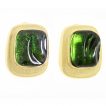 Roberto Burle Marx Forma Livre Tourmaline Gold Earrings at pampillonia