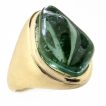 Roberto Burle Marx Forma Livre Tourmaline Carved Ring at pampillonia