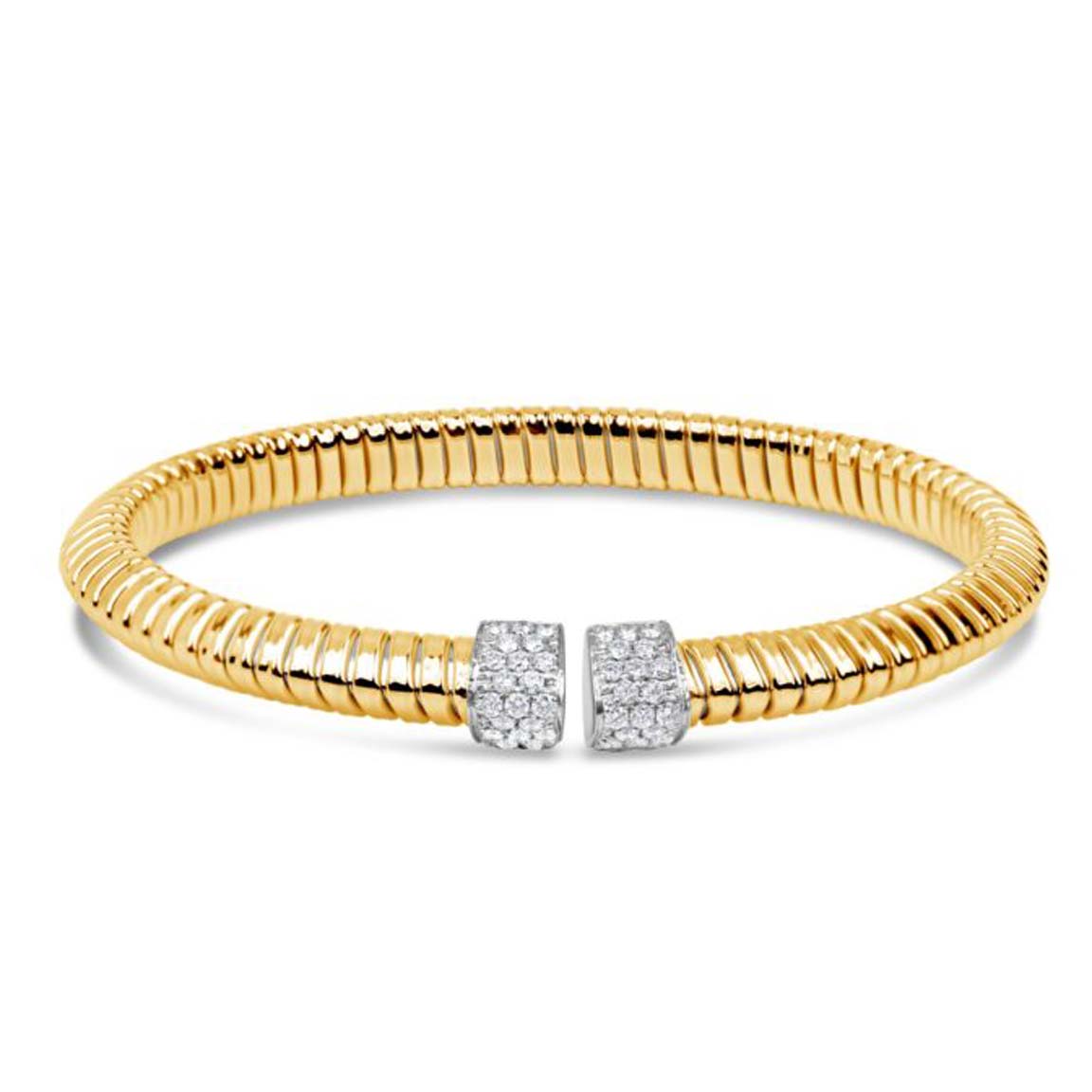 Tubogas Bracelet Diamond Bangle | Pampillonia Jewelers | Estate and ...