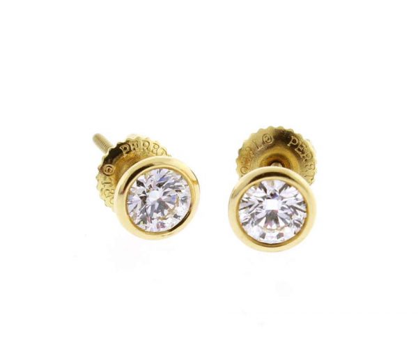 Tiffany & Co. Elsa Peretti Diamonds by the Yard Stud Earrings ...