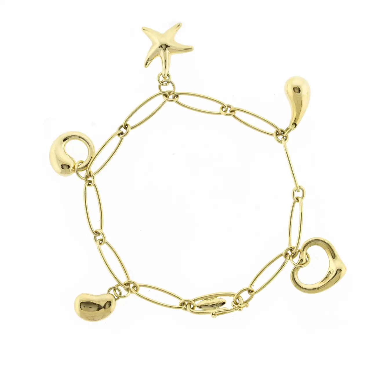 Elsa Peretti Five-Stone Charm Bracelet